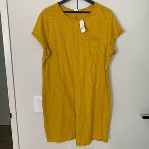 GAP Women’s Dress Yellow T- Shirt Dress size XL